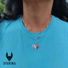 Collares huellas gato perro corazones plata