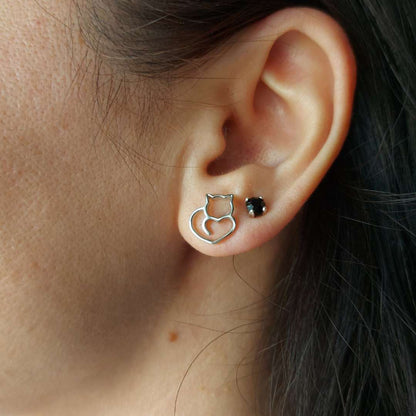 Pendientes Segundo Agujero Tous Pendientes De Plata Con Forma De