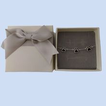 3 huellas negras en pulsera de plata para mujer dentro de su bonita caja de regalo. Tous PANDORA JOYANIMAL